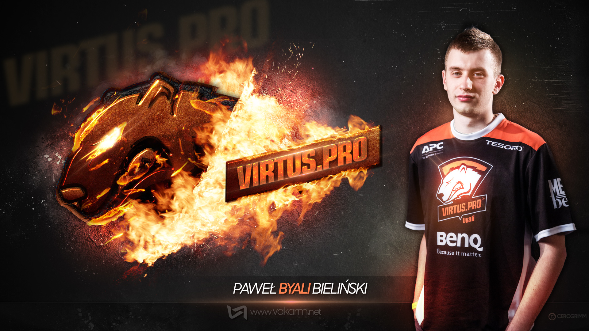 Virtus Pro Byali Wallpaper Created By Cerogrimm