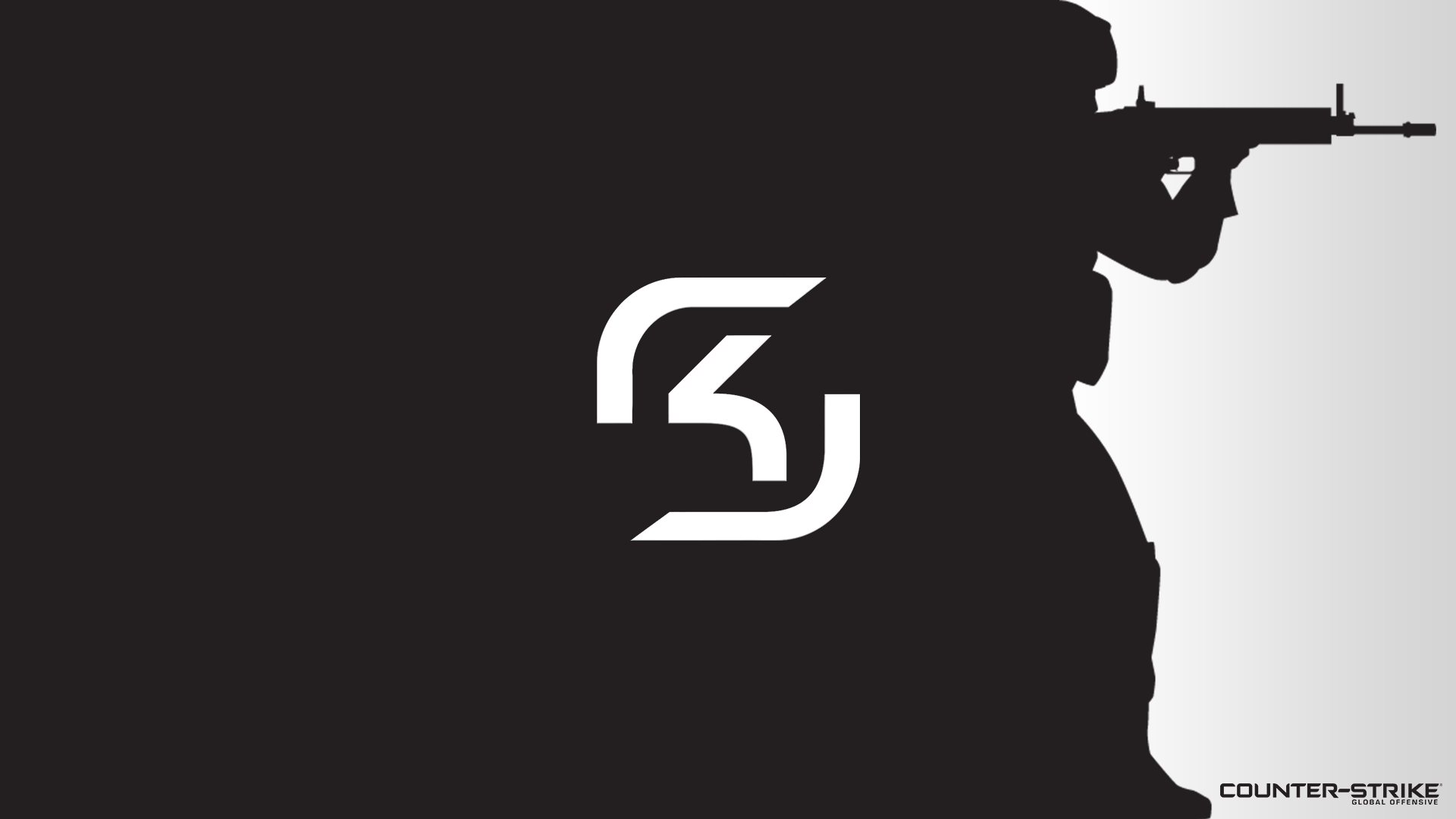Black with logo - SK wallpaper
